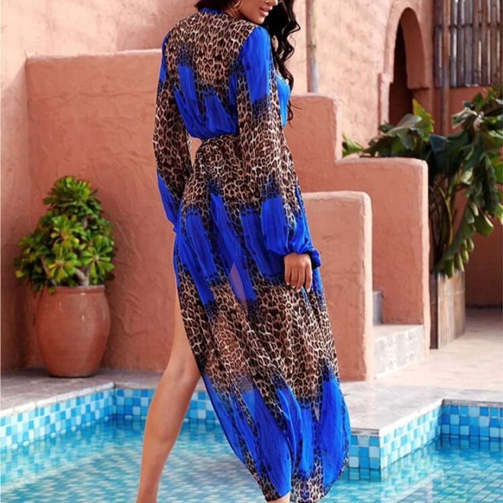 💙leopard dress🖤